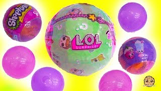 LOL Surprise Baby Doll + Shopkins Christmas Bauble Ornaments Blind Bags
