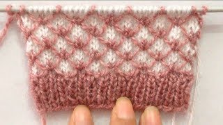 Two Colors Knitting Pattern For Ladies And Gents Sweater