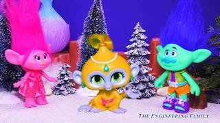 Guy Diamond Hides items from Moana and Trolls for Surprise Party