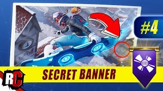 Fortnite | WEEK 4 Secret Banner Location (Season 7 Week 4 Loading Screen / Snowfall Skin)
