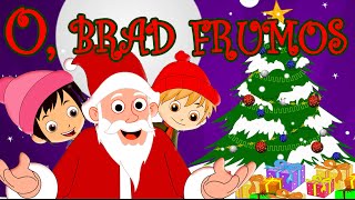 O brad frumos cu versuri | Colinde de craciun pentru copii | O Christmas Tree in Romanian