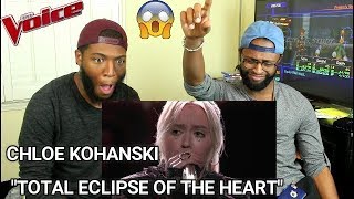 The Voice 2017 Chloe Kohanski - Top 11: "Total Eclipse of the Heart" (REACTION)