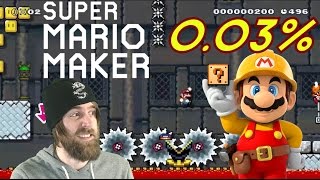 99% IMPOSIBLE #2 by ZetaSSJ | 0.03% P-Switch Massacre | Super Mario Maker