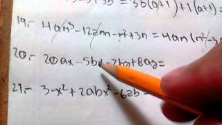 Ejercicio 91 19 y 20 Factorizacion de Polinomios Ejercicios Resueltos