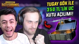 TUGAY GÖK İLE 350 TL DEĞERİNDE PUBG MOBİLE KUTU AÇILIMI YAPTIK !   PUBG Mobile