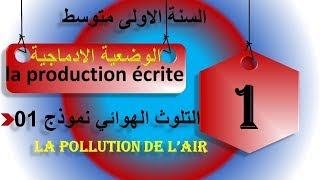تلوث الهواء 01:"apprendre le français en ligne   /"la pollution de l'air