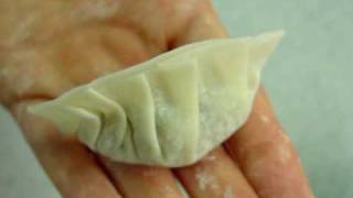 餃子の作り方（レシピ）：皮の包み方－01