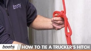 How to Tie a Trucker's Hitch: Instructional Video