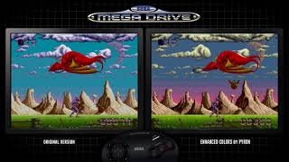 Shadow of the Beast - Original & Pyron's Color Hack - Dual Playthrough