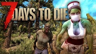 7 days to Die (Alpha 13.7) - Хардкорное Выживание с Зомби - день 1