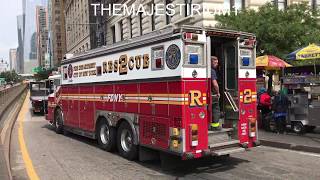 COMPILATION OF FDNY RESCUES AND FDNY SQUAD COMPANIES "ONLY" RESPONDING IN NEW YORK CITY.  04