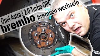 Opel Astra J OPC Turbo Brembo Bremsen vorne wechseln