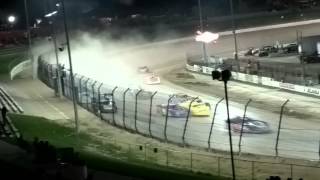 SUNOCO AMERICAN LATE MODEL 25 LAP FEATURE ELDORA SPEEDWAY APRIL 18, 2015