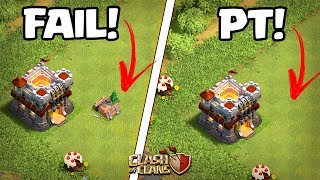 ELA FAZ MUITA DIFERENÇA! DEFESAS COM E SEM A NOVA ARMADILHA! CLASH OF CLANS