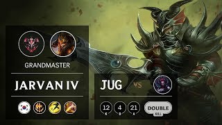Jarvan IV Jungle vs Elise - KR Grandmaster Patch 9.13
