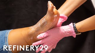 I Tried A Chemical Foot Peel For The First Time | Macro Beauty | Refinery29