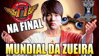 SKT NA FINAL E FAKER PROFETA - MUNDIAL DA ZUEIRA