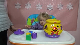 Волшебный горшочек fisher-price shape sorter Фишер Прайс игрушки развивающие игрушки для малышей
