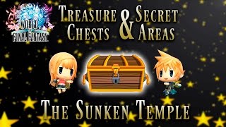 World of Final Fantasy - The Sunken Temple | Treasure Chest and Secret Areas Guide