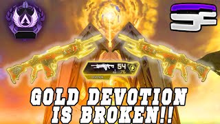 ROAD TO MASTERS - Gold Devotion is INSANE - Episode 4 (Apex Legends PS4)