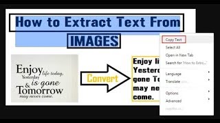 How To Extract And Copy Text From Any Image In PC