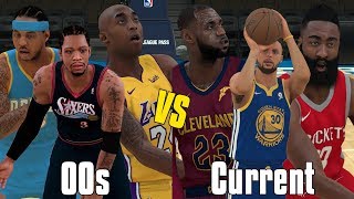 2000's NBA Players vs Current NBA Players! | NBA 2K18 Gameplay |