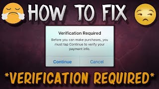 How To Fix Verification Required In App Store