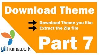 Learn Yii Framework Part 7 :  Create Yii Theme  - Download HTML Template
