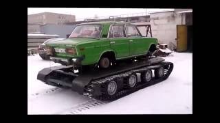 Самодельный Вездеход. Гусеничный вездеход ТСН 74