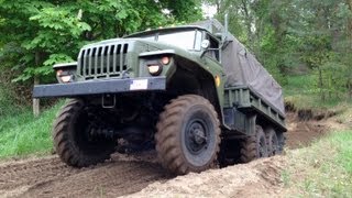 Ютербог фестиваль военной техники 2013 Урал-4320 ЗИЛ-131 БAT-M ННА ГДР Russian military vehicles