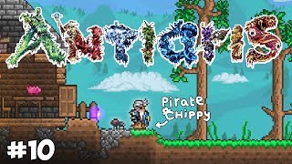 Terraria # 10 Spiders and Pirates! 1.3.5 Antiaris Mod Let's Play