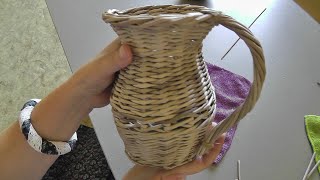 КУВШИН из газетных трубочек. Мастер-класс