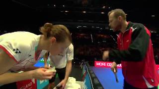 Tontowi Ahmad/L Natsir vs J F Nielsen/C. Pedersen | XD SF Match 4 - Yonex All England Open 2015