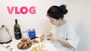 VLOG 일상 브이로그 l 집순이의 하루하루 스콘 만들기 에어프라이어 홈베이킹