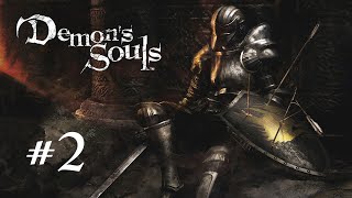 Demon's Souls - Прохождение без смертей - #2 - Boletarian Palace, 1-1 - Убиваем Phalanx