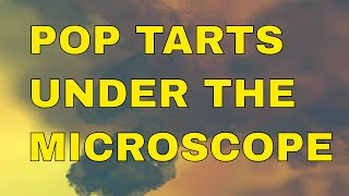 Pop Tarts Frosted Strawberry Under The Microscope