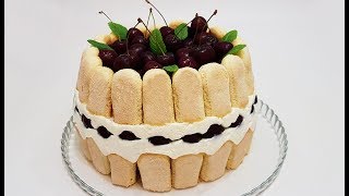 ТОРТ МУСС " БОЧОНОК с ЧЕРЕШНЕЙ " ( cake mousse "barrel with cherry" )