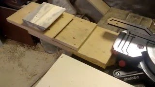 Изготовление ульев. Часть 10. Торцевание досок для корпусов