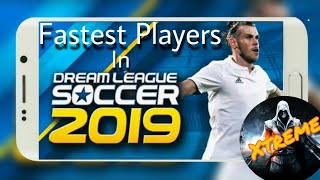 Top 5 Fastest Players In Dream League 19 . •Speed Test •.