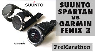 Comparativa Garmin Fenix 3 vs Suunto Spartan Ultra/Sport