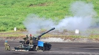 【陸上自衛隊 最大口径火砲】203mm自走榴弾砲｜Japan's M110A2 203mm Self-propelled Howitzer JGSDF