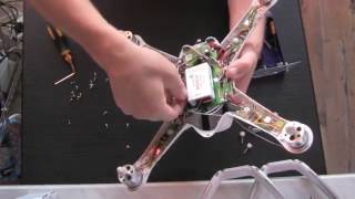 Как разобрать квадрокоптер Walkera Qr X350 Pro! / How to open quadrocopter  Qr X350 Pro.