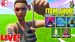 Nintendo Switch Player! // ITEM SHOP JULY 5, 2019 // (Fortnite Battle Royale LIVE)