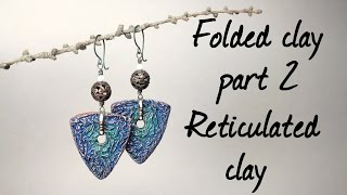 Мастер-класс: Рельефные серьги из полимерной глины FIMO/polymer clay tutorial