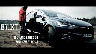 Sony Xperia 10 Plus for Filmmaking | Cinematic Shoot in a Tesla Model X
