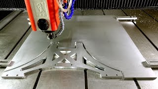 Cnc Router cutting aluminium - Test high speed