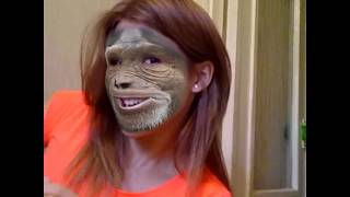 Угарный прикол обезьянка/funny video