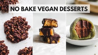 Easy No Bake Vegan Desserts ▸▹ Healthy(er) & Tasty