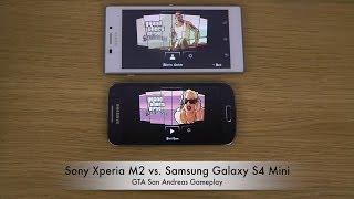 Sony Xperia M2 vs. Samsung Galaxy S4 Mini - GTA San Andreas Gameplay