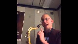 Play sax w/Jeff Coffin live from Yamaha's Indianapolis Studio